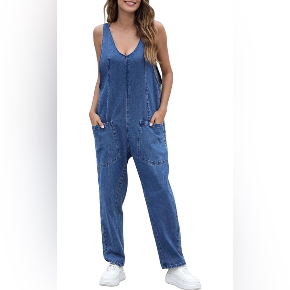 NWOT High Roller Denim Jumpsuit